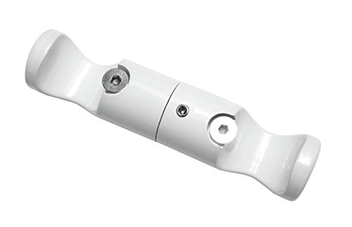 Gardinia 11273 Adattatore Per Supporto A Soffitto, Metallo, Bianco, 5.5X5.5X0.1 Cm