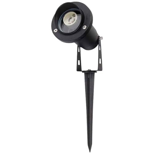 V-Tac Vt-1126 Picchetto Da Giardino Led In Alluminio Con Portalampada Gu10 105 * 75 * 245Mm Orientabile Colore Nero Ip65 - Sku 10373
