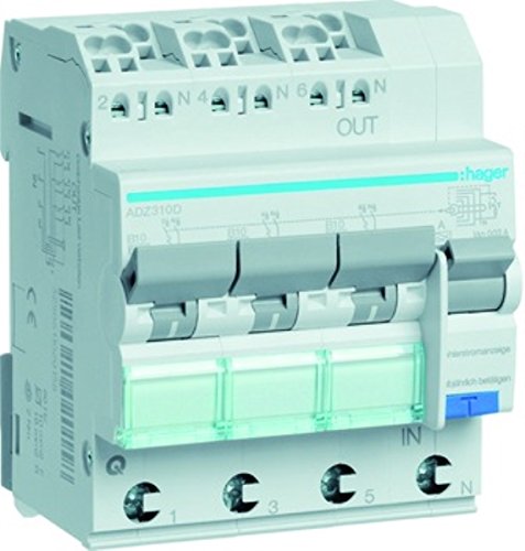 Hager X Adattatore, Bianco, S