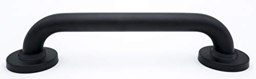 Ridder Comfort - Maniglia Per Vasca Da Bagno, In Alluminio Satinato, Colore: Nero 30 Cm