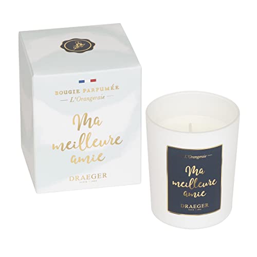 Draeger Paris - Candela Regalo - Ma Meilleure Amie - Prodotto In Francia, Cera Vegetale - 9 X 7,5 Cm