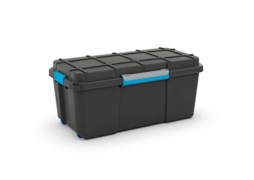 Kis Scuba Box Xl - 73,5X44,5X46H Nero/Man. Azz.Grigio