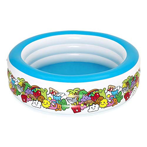 Bestway 51122-3 Piscinetta Per Bambini Con Personaggi, 6 Anni+
