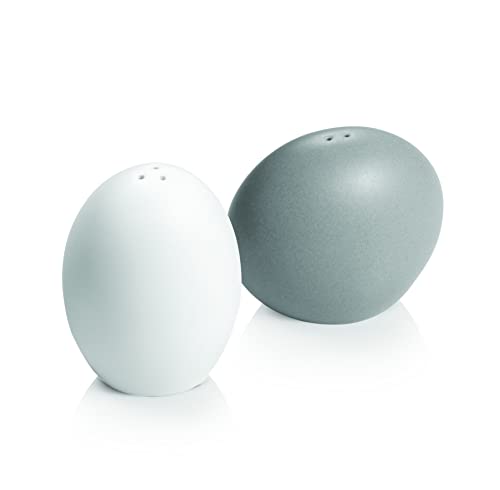 Tescoma - 387320, Fancy Home Stones, Set Sale Pepe, Da Tavola, Di Design, Ceramica, Bianco, Grigio