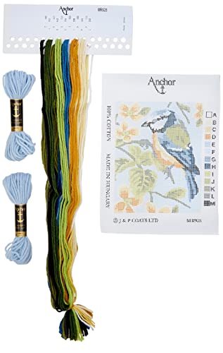 Anchor - Kit Per Ricamo Per Principianti, Motivo: Cincia, Colore: Blu
