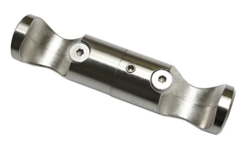 Gardinia 11283 Adattatore Per Supporto A Soffitto, Metallo, Finitura Acciaio Inossidabile, 5.5X5.5X0.1 Cm
