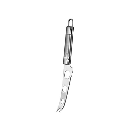 Home Bon Apetit Coltello Formaggio Con 2 Punte, Acciaio Inossidabile, 7X2X32 Cm