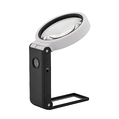 Wedo Lente D'Ingrandimento A Led Uv Con Base Pieghevole E Cavo Usb