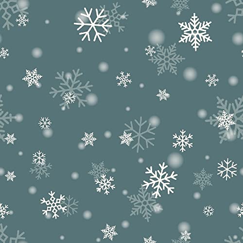 Homemania Tappeto Arredo, Tappeto Stampato Snowflakes, Multicolore