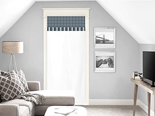 Soleil D'Ocre Lisbonne Parabrezza, Cotone, Bianco, 70 X 200 Cm