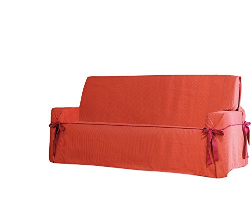 Eysa Italia Plus Copridivano 3 Posti Col. 19-Arancione, Poliestere-Cotone