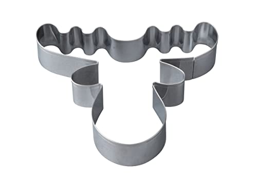 Zenker Stampino Per Biscotti A Forma Di Alce Per Deliziosi Biscotti A Forma Di Alce E Biscotti Dolci - 2 In 1 Formine Per Biscotti E Telaio Da Forno I