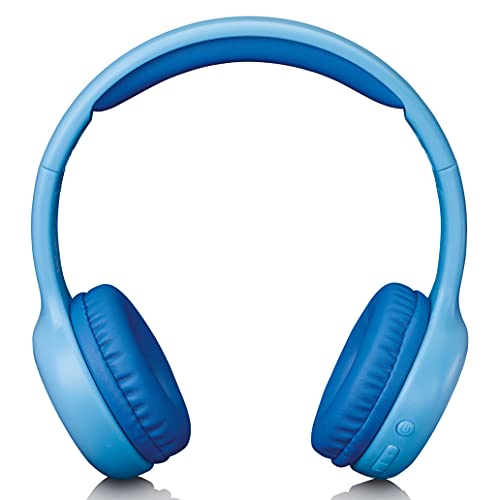 Lenco 810065 Cuffie Bluetooth Per Bambini Hpb-110 - Bluetooth 5,0-85 Db - Limite Di Volume - Batteria Integrata Da 250 Mah - Funzione Vivavoce - Micro
