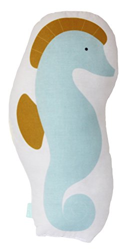Biondo Hogar Cuscino Polpo, Cotone, Turchese, Singolo, 30 X 50 X 3 Cm