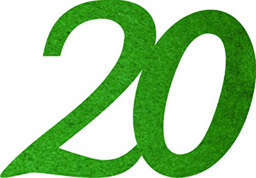 Petra Di News A Gef3320 – 69 Confetti Decorativi, Fliz, Colore: Verde, 18 X 12 X 3 Cm