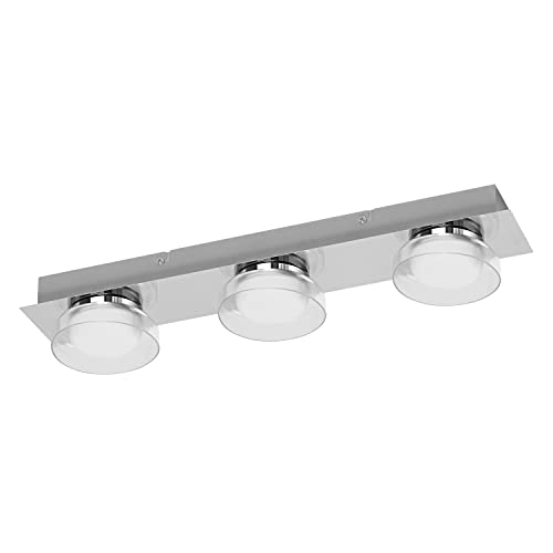 Ledvance Smart Led Luce Del Bagno Cromo, 18W, 1800Lm, 3000-6500K, 48Cm, Ip44, Orbis Round Applique, Luce Del Bagno Con Tecnologia Wifi, Dimmerabile, C