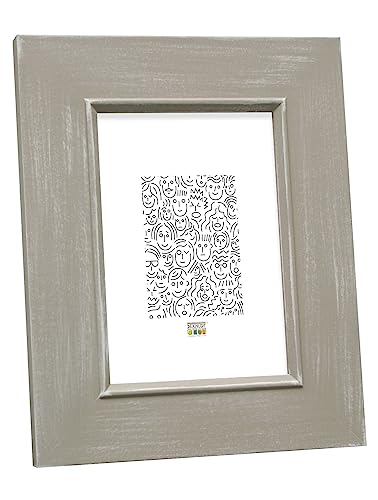 Deknudt Frames S48Ss3-10.0X15.0 - Cornice Portafoto Verniciata, Colore Beige 79,4 X 59,4 X 1,5 Cm