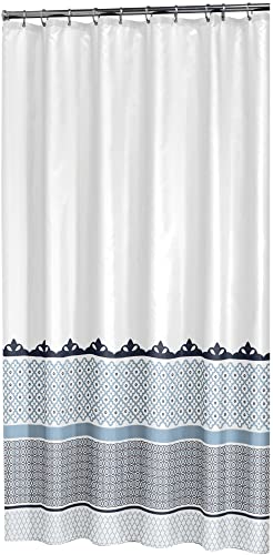 Sealskin Marrakech Tenda Da Doccia, Poliestere, Blu, 180 X 200 Cm