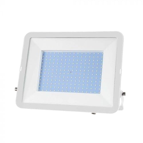 V-Tac Pro Vt-44300 Faro Led 300W Proiettore Chip Samsung Corpo Bianco Luce 6500K Ip65-10034