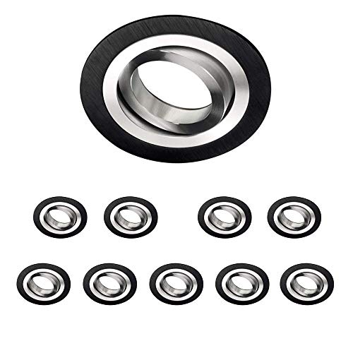 Wonderlamp Faretto Da Incasso 10 Unidades Nero