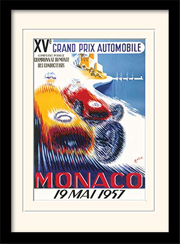 Pyramid International Mp10078A-Pl Monaco, 6" Memorabilia, Multicolore, 30 X 40 Cm