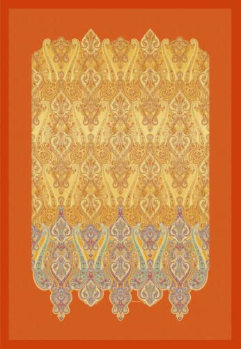 Bassetti Ragusa Plaid In 100% Cotone, Colore Oro Y1, Dimensioni: 135 X 190 Cm - 9321946
