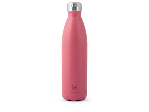 H&H Bottiglia Termica Inox 18/10 Fucsia Lt 0,75