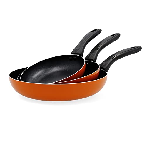 Quid R3 Sarten 18/22/26 Salsa Qd Set Di Padelle, Metallo, Multicolore, Único