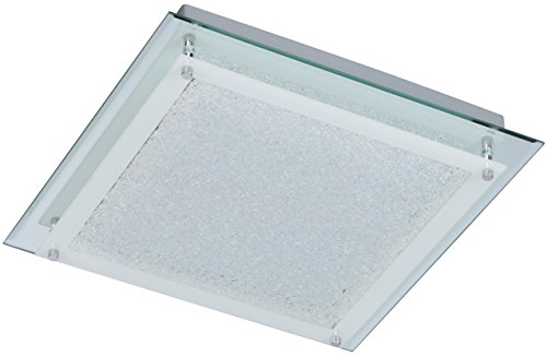 Wofi Lampada Da Soffitto Integriert, 11 W, Silber, Weiß