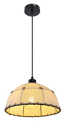 Globo Hängeleuchte Metall Schwarz Matt, 1Xe27 Illuminazione, Nero Opaco