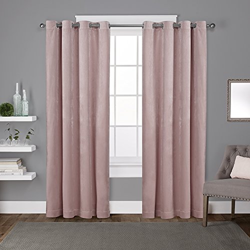 Exclusive Home Curtains, Tenda A Pannello Con Occhielli, Poliestere, Blush, 54X96