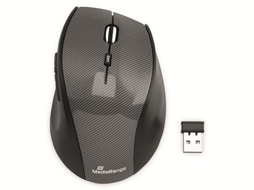 Media Range 813093 Mros207 Set Tastiera/Mouse Nero