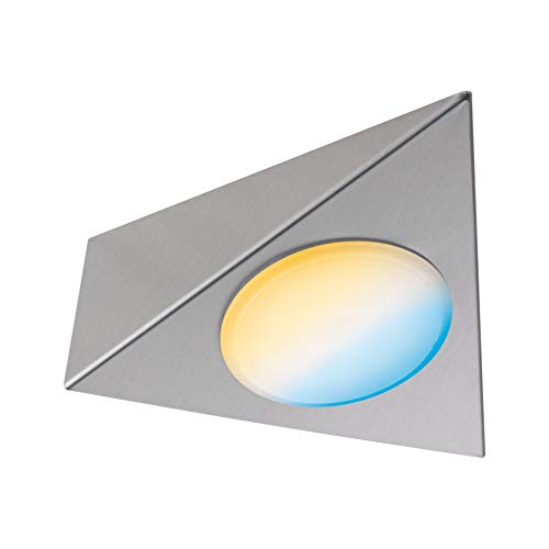 Paulmann 99958 Lampada Per Mobili Led Clever Connect Spot Trigo Tunable White 12V Incl. 1X2,1 Watt Dimmerabile Nichel Spazzolato Metallo 2700-6500K 2.