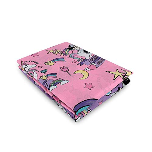 New Import Licencias, S.L Set Di Biancheria Da Letto Disney Minnie Mouse Unicorno 160 X 270 Cm + Federa 4022