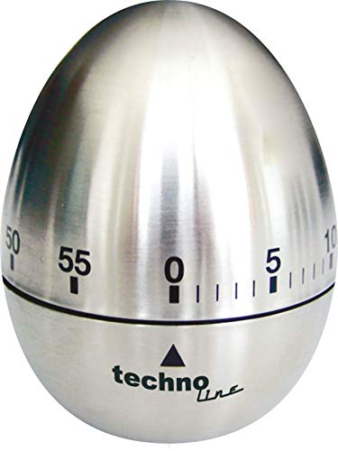Technoline Kzw 2 Timer Da Cucina Con Allarme, Metallo, Argento, 6.1X6.1X7.5 Cm