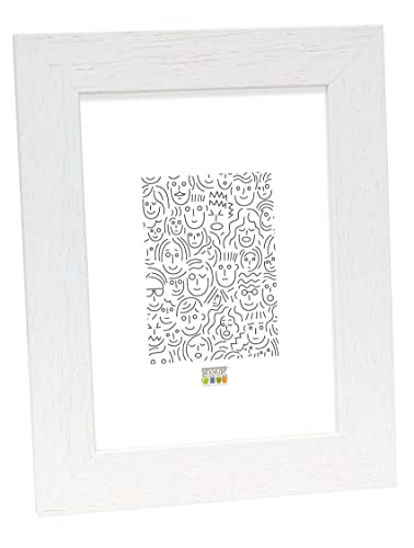 Deknudt Frames S226K1 Cornice Per Foto, Bianco, 15X20 Cm