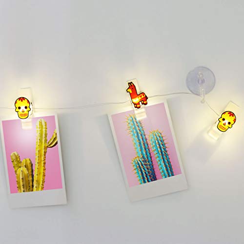 Foto Clip String Lights | Photo String Lights Mollettine Luminose Con Piñata Multicolore