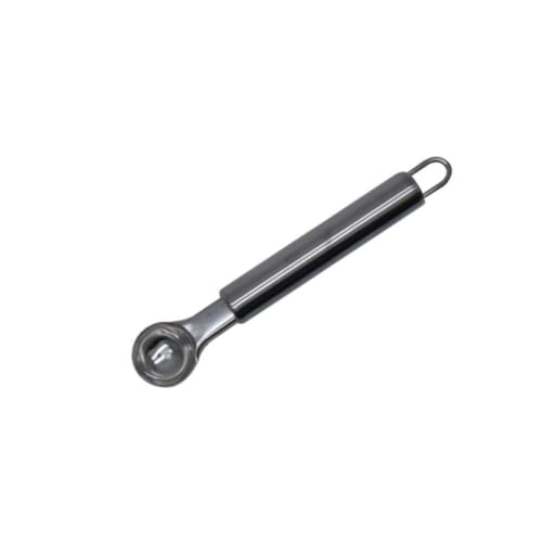 Fackelmann Elemental Bolero, Svuotaverdure Frutta, Sfera Di Melone, Acciaio Inox, Manico Tubolare, 16,5 Cm, 1 Pezzo
