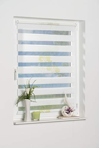 K-Home Klemmfix, Tenda A Rullo Denia, Fissaggio A Clip Senza Viti, Verde, 80 X 150 Cm