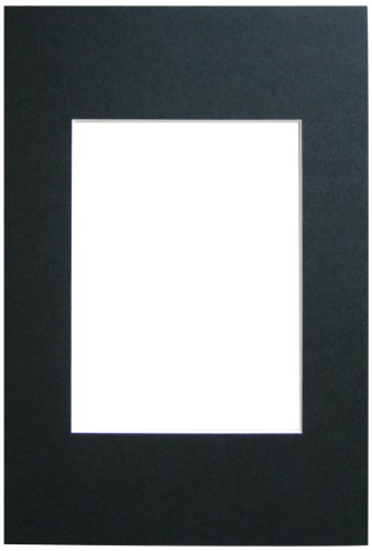 Walther Design Passe-Partouts Nero Per Dimensioni Cornice: 50 X 70 Cm, Dimensioni Immagine: 40 X 50 Cm Passepartouts Pa070B