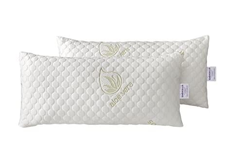 Todocama - Cuscino In Memory Foam Pack 2 X 75 Cm Bianco