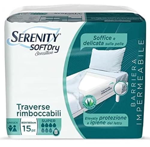 Serenity Soft Dry - Sensitive Traversa Rimboccabile Super 80X180Cm, 15Traverse