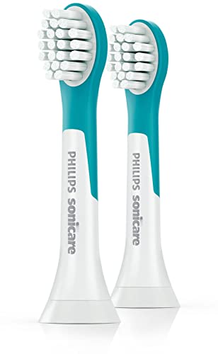 Philips Sonicare Hx6032/33 Pack Da 2 Testine Di Ricambio For Kids Mini Per Spazzolino Elettrico Sonico, Per Bambini Dai 3 Ai 6 Anni