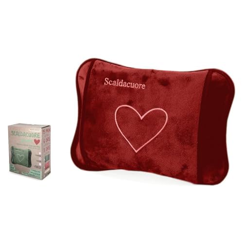 Scaldacuore Borsa Acqua Calda Elettrica Luxury Rosso