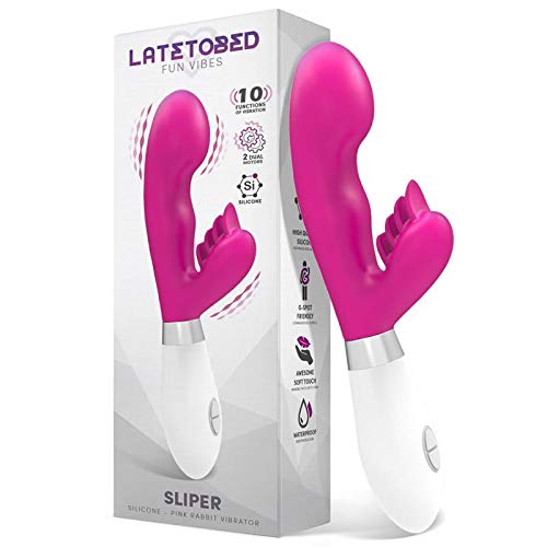 Sliper Vibrador Conejito Silicona Rosa 8436583798690