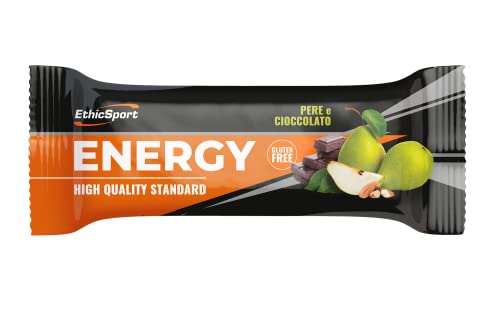 Energy Pera - Cioccolato - Confezione Da 25 X 35 Gr - Barretta Energetica Utile A Combattere La Fame In Gara O In Allenamento