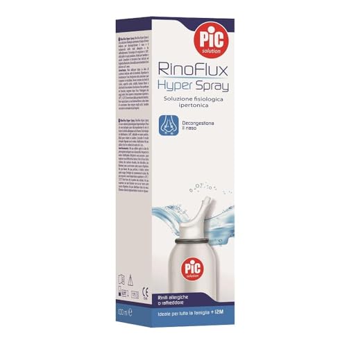 Pic Rinoflux Hyper Soluzione Fisiologica Ipertonica Spray, 100Ml