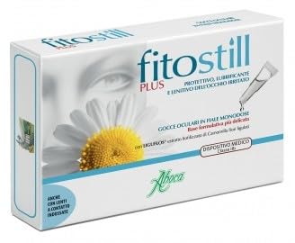 Aboca Fitostill Plus Gocce Oculari Protettive Lubrificanti, 10 Fiale Monodose