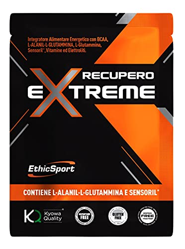 Recupero Extreme - Busta Da 50 G - Integratore Alimentare Con Bcaa, L-Alanil-L-Glutammina, L-Glutammina, Sensoril, Vitamine Ed Elettroliti. Recupero P