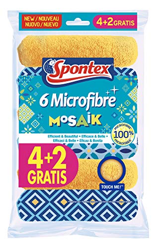 Spontex Bayeta Micr.Mosaik 4+2